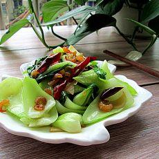 海米炝油菜