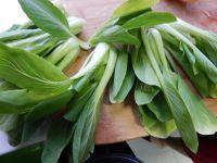 蚝油青菜香菇的做法步骤1