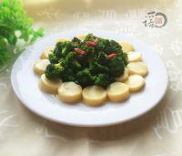 西兰花烧豆腐的做法步骤16