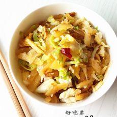 家常炒饼丝