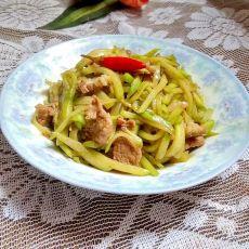肉丝炒佛手瓜