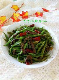 梅豆丝炒牛肉的做法步骤10