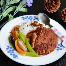照烧肉排饭